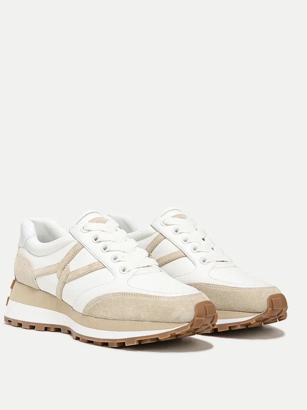 Veronica Beard Valentina Sneaker Coconut Ecru